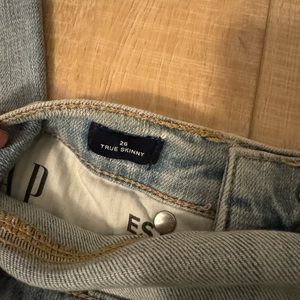 Gap true skinny high rise